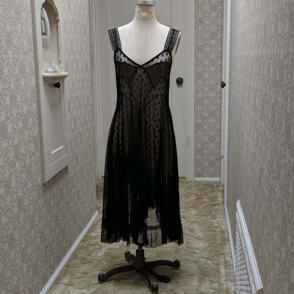 Free people black lace dress